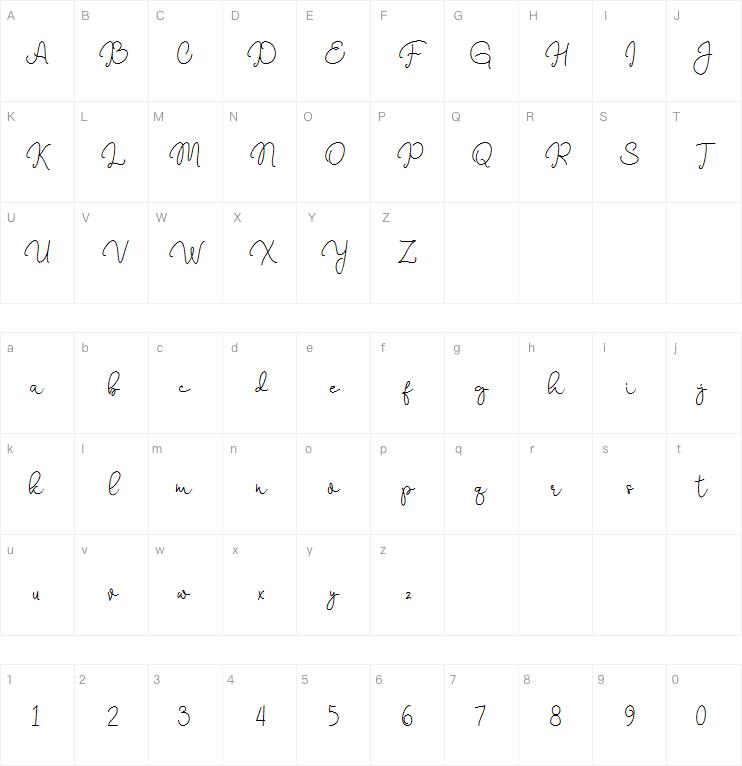 Marrisa字体