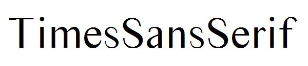 TimesSansSerif字体