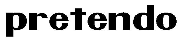pretendo字体