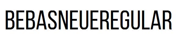BebasNeueRegular字体