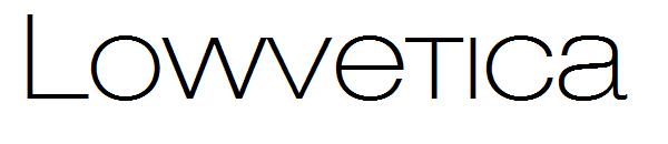 Lowvetica字体下载