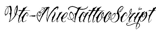 Vtc-NueTattooScript字体