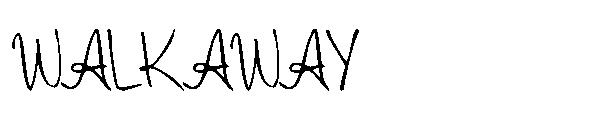 WALKAWAY字体