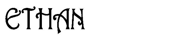 ETHAN字体