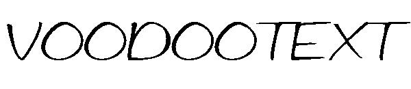 VOODOOTEXT字体