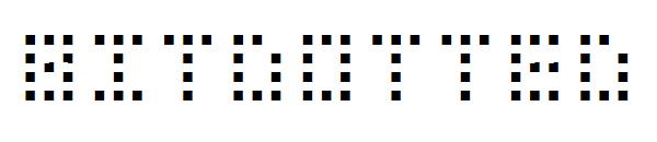 BitDotted字体