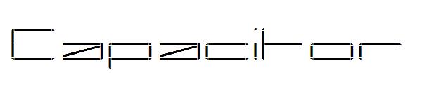 Capacitor字体