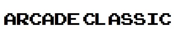 Arcade classic字体