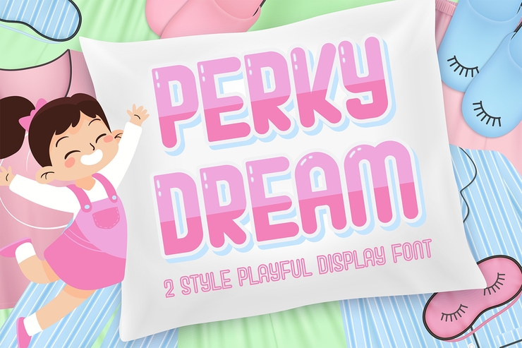 Perky Dream字体 9