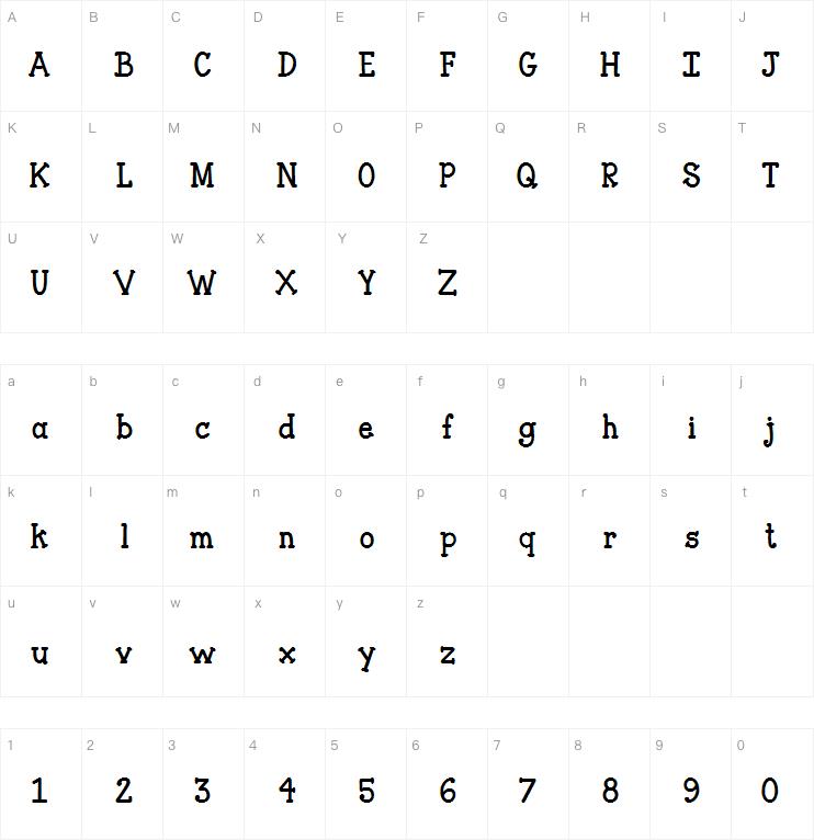 Janda Closer To字体