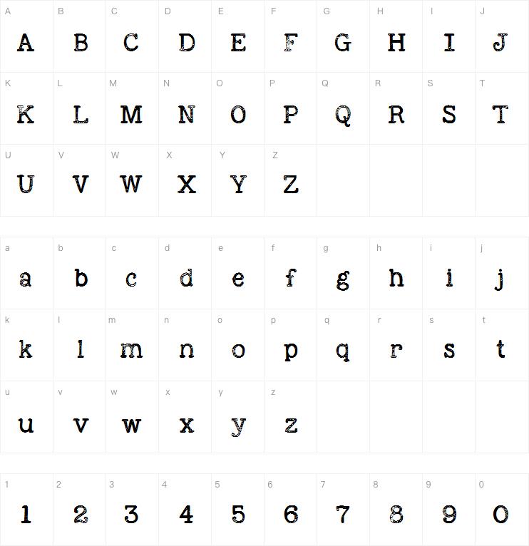 KG Holocene字体