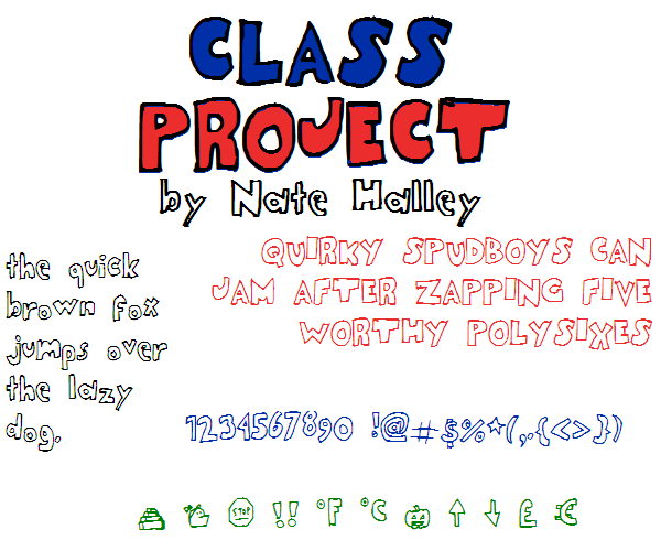 ClassProjectNBP字体 1