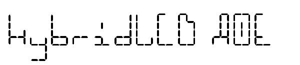 HybridLCD AOE字体