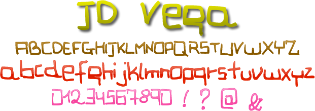 JDVega字体 2