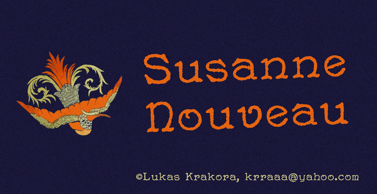 Susanne Nouveau字体 1