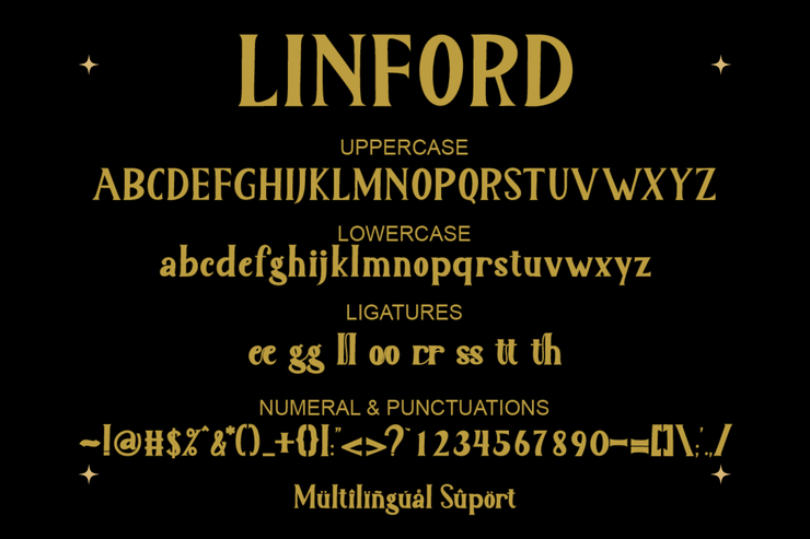 Linford字体 5