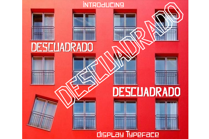 Descuadrado字体 8