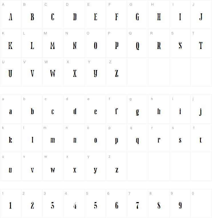 Dottingham字体