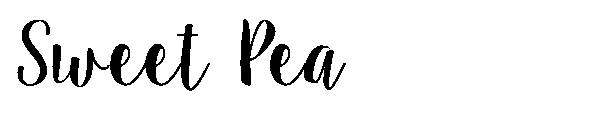 Sweet Pea字体