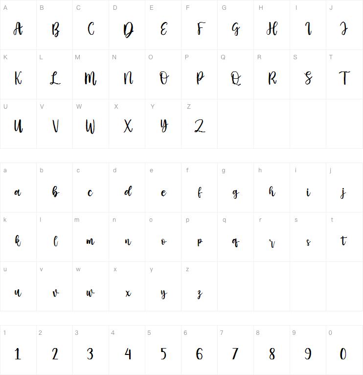 Casey Martin字体