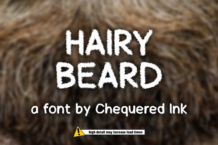 Hairy Beard字体 1