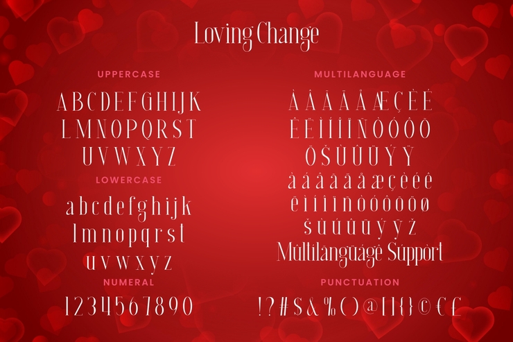 Loving Change字体 7