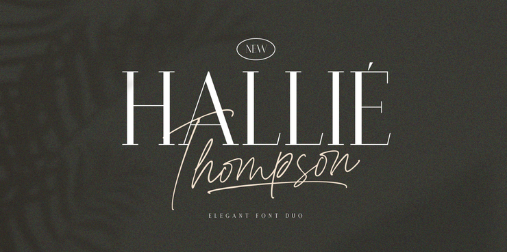 Hallie Thompson Script字体 1