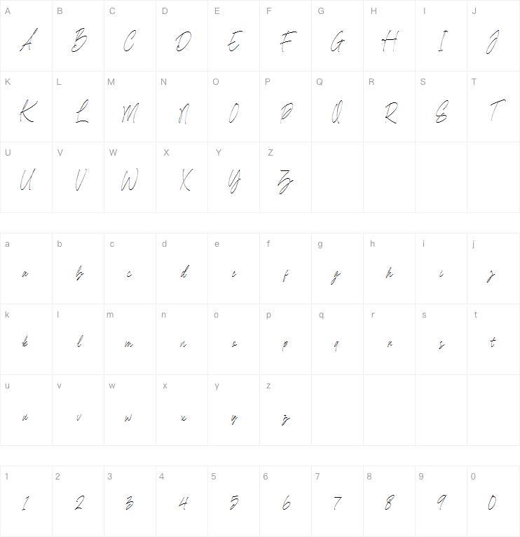 Hallie Thompson Script字体