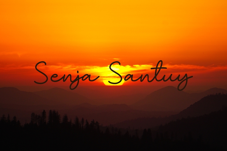 Senja Santuy字体 1