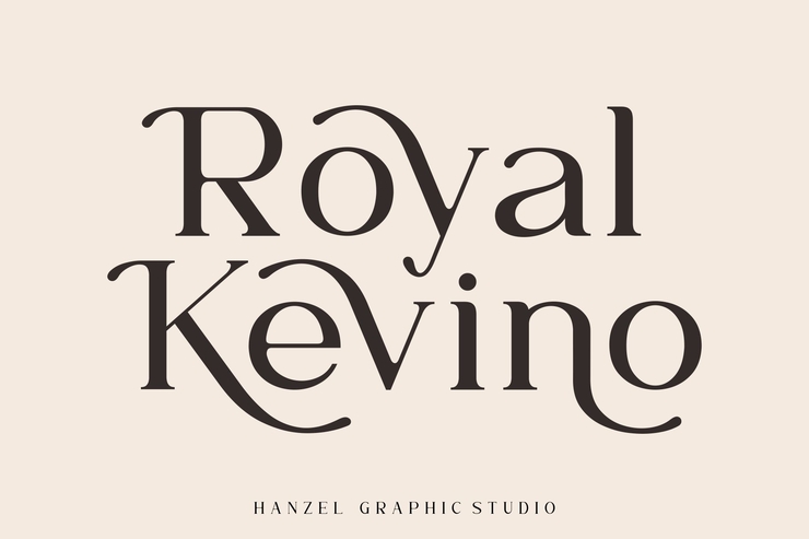 Royal Kevino字体 4