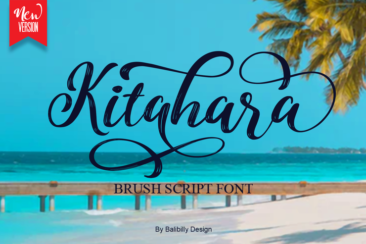 Kitahara Brush Script字体 7