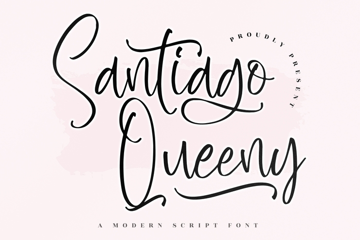 Santiago Queeny字体 3