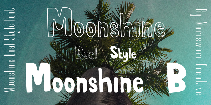 Moonshine B字体 5