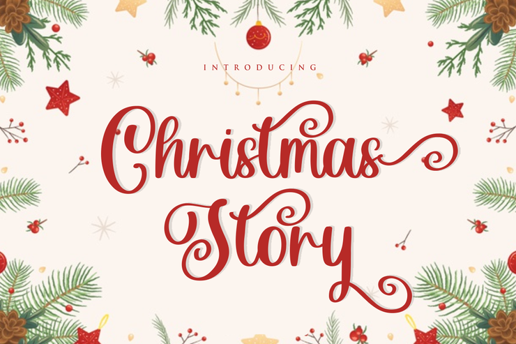 Christmas Story字体 1