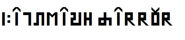 Hinglish mirror字体