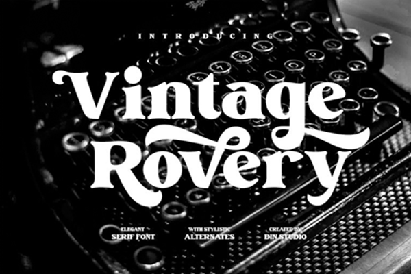 Vintage Rovery字体 2