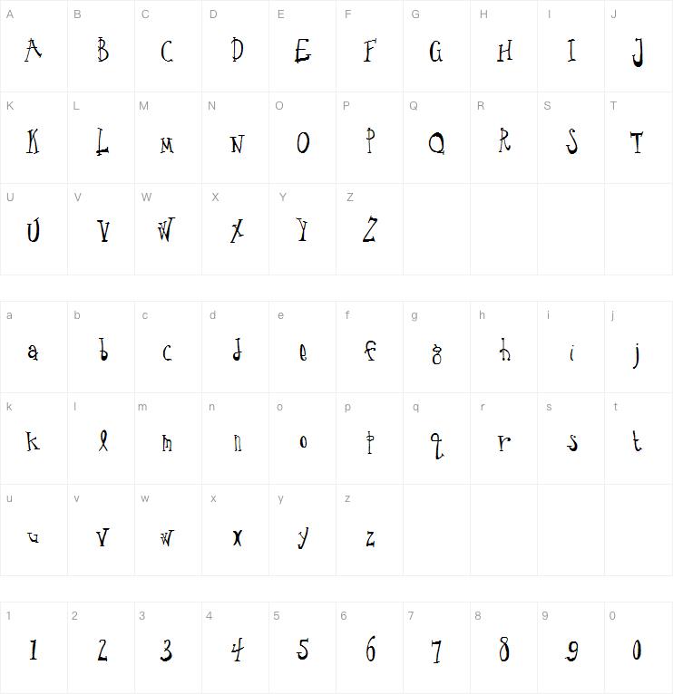 Crude Drawn Type字体