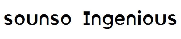 sounso Ingenious字体