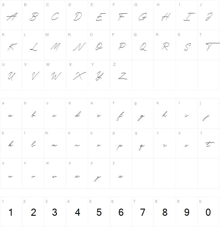 Funky Signature字体