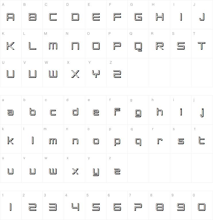 SF Chromium 24字体