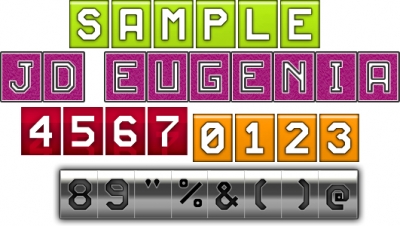 JD Eugenia字体 2