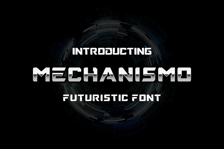 Mechanismo字体 1