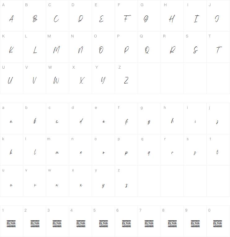 Bright Angels字体