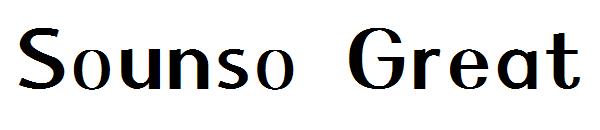 Sounso Great字体