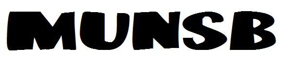 Munsb字体