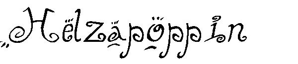 Helzapoppin字体