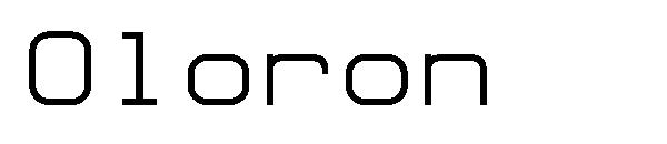 Oloron字体