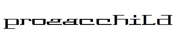 Prozacchild字体