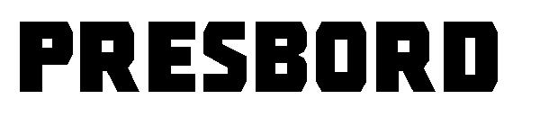 Presbord字体