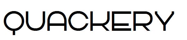 Quackery字体